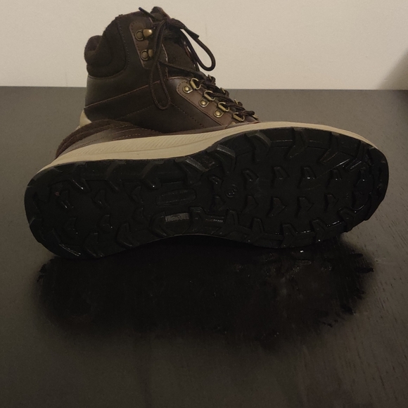 Khombu Men's Leather Memory Foam Lightweight Hiker - Picture 5 of 7